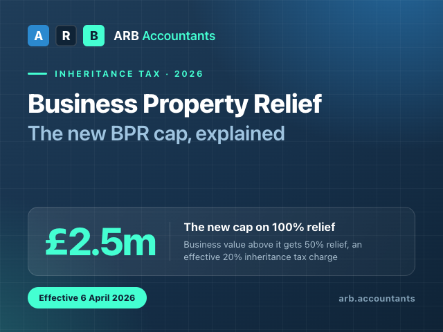 Business Property Relief Changes 2026: BPR Cap Explained