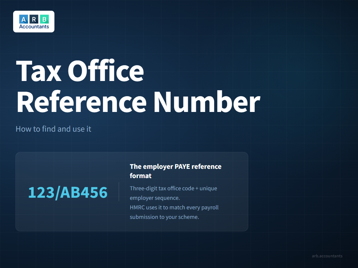 Tax Office Reference Number: How to Find and Use It